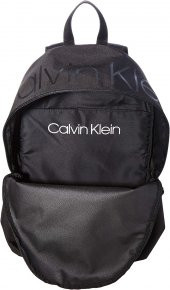 Klein Erkek CK Item Fermuarlı Pocket Sırt Çantası, Siyah, Tek Beden - 3
