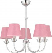 MARİA 5 Lİ MODERN PEMBE ŞAPKALI AVİZE - 3