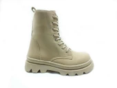 Çarıkçım Bağcıklı - Fermuarlı Bot Bej 118 4000 - 1