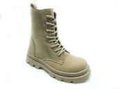 Çarıkçım Bağcıklı - Fermuarlı Bot Bej 118 4000 - 2