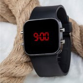 Spectrum Watch Tuşlu Led Ekran Dijital Erkek Saat Silikon Bileklik ST-303758 thumbnail 4