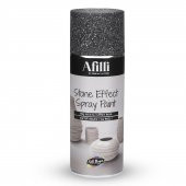 Taş Efektli Sprey Boya Koyu Gri Granit Stone Effect 400 ml - 1