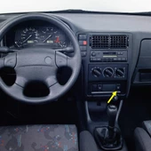 VW Polo HB 1994-1999 Sağ Ön Kapı Cam Açma Düğmesi Tuşu 191959855 thumbnail 1