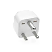 Hindistan Evrensel IL fiş adaptörü avrupa 3 Pin seyahat adaptörü - 4