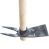 Ramazan Çatal Çapa Dövme Çelik Ağaç Saplı 80cm - 2