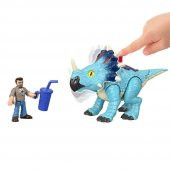 Imaginext Jurassic World Araçlar - Pachyrhinosaurus & Lowery - 2