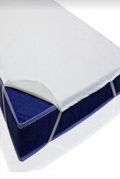 Pamuklu BebekÇoçuk Yatak Alezi Yatak Koruyucu Dört Kener Lastıklı 70x140x70x110x60x120cm ebatlarında - 8