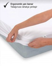 BEBEKÇOÇUK AlezMikroFullKenarFittedSuSıvıGeçirmezAleziYatakKoruyucuAlez70X140CMPamukluBeyazTerletmez - 3