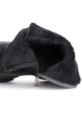 MİNİCAN KIZ ÇOCUĞU KAYMAZ ORTOPEDİK TABAN FERMUARLI İÇİ TERMAL KÜRKLÜ SU GEÇİRMEZ KAR BOTU - 5