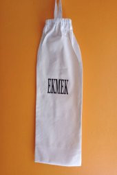 Ekmek Baskılı 50x20 cm Keten Kumaş Ekmeklik & Ekmek Torbası - 2