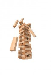 Pırıl Jenga Ahşap Denge Oyunu 54 Parça - 2