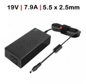 19V 7.9A 150W Adaptör 5.5*2.5 (7.89A, 7.7A, 7.69A, 7.1A, 6.92A) thumbnail 1