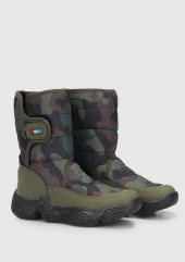 MİNİCAN KAYMAZ ORTOPEDİK TABAN ÜSTTEN CIRTLI KOLAY GİYİM İÇİ TERMAL KÜRKLÜ SU GEÇİRMEZ KAR BOTU - 5