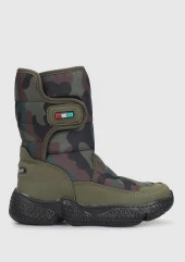 MİNİCAN KAYMAZ ORTOPEDİK TABAN ÜSTTEN CIRTLI KOLAY GİYİM İÇİ TERMAL KÜRKLÜ SU GEÇİRMEZ KAR BOTU - 6