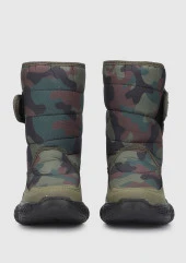 MİNİCAN KAYMAZ ORTOPEDİK TABAN ÜSTTEN CIRTLI KOLAY GİYİM İÇİ TERMAL KÜRKLÜ SU GEÇİRMEZ KAR BOTU - 7