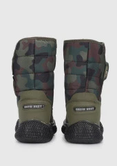 MİNİCAN KAYMAZ ORTOPEDİK TABAN ÜSTTEN CIRTLI KOLAY GİYİM İÇİ TERMAL KÜRKLÜ SU GEÇİRMEZ KAR BOTU - 8