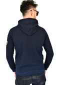 Erkek Lacivert Kapüşonlu Sweatshirt  ACMTL BGL-ST02360 thumbnail 5