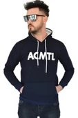 Erkek Lacivert Kapüşonlu Sweatshirt  ACMTL BGL-ST02360 thumbnail 1