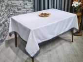 File Tek Masa Örtüsü 160x220cm Krem Siyah thumbnail 1