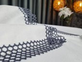 File Tek Masa Örtüsü 160x220cm Krem Siyah thumbnail 3