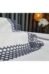 File Tek Masa Örtüsü 160x220cm Krem Siyah thumbnail 5