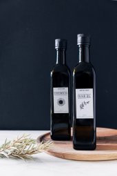 2 Adet Kare 250ml Cam Yağdanlık 250ml ( 22cm) - 1