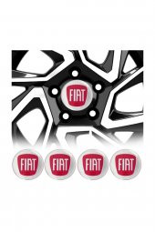 Fıat Jant Göbeği Göbek Arması Sticker 4lü Set - 1