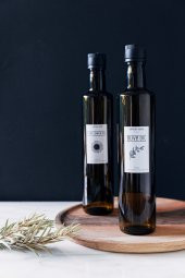 2 Adet Yuvarlak Cam Yağdanlık 250ml ( 22cm) - 1