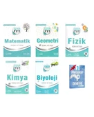 YKS TYT Matematik Geometri Fizik Kimya ve Biyoloji Soru Kitabı - 1