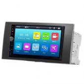 Ford Focus C-max Transit Connect Uyumlu 7inç Dokunmatik Multimedya Double Din Oto Teyp BT USB SD AUX - 1