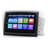 Renault Megane 2 Uyumlu 7inçh Dokunmatik Multimedya Double Din Oto Teyp BT USB SD AUX - 1