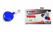 INOX YOYO KART AKSESUAR YUVARLAK MAVI 50 LI(02378) - 1