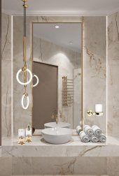 Serel Purity Diş Fırçalık Organizer Altın Gold Paslanmaz- Pirinç 140113002A - 2