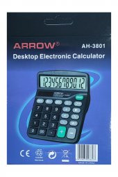 Arrow AH-3801 12 Haneli Hesap Makinası - 1