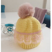 Kız Bebek 1 Yaş Atkı Bere Patik - 5