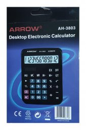 Arrow AH-3803 12 Haneli Hesap Makinası - 1