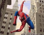 Spiderman Sayılarla Boyama Seti(50x65 cm Tuval Şasesine Gerili) - 1