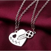 Turbosepet En Iyi Arkadaşım Kolye Best Friends Gümüş Kaplama Tasarım Kolye - 1