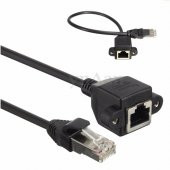 Rj45 Cat6 Cat 5 Vidalı Priz Tipi Panel Korumalı Ethernet Lan Netw - 1