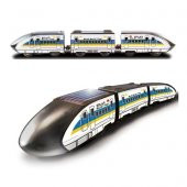 Güneş Enerjili Tren Elektronik Yap Boz Tren Pil Gerekmez Raysız - 1