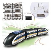 Güneş Enerjili Tren Elektronik Yap Boz Tren Pil Gerekmez Raysız - 2