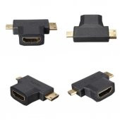 Hdmi To Mini Hdmi Ve Micro Hdmi Çevirici Adaptör Mini Micro Hdmi 552902755 - 3