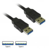 Usb 3.0 Erkek Erkek Kablo Iki Ucu Erkek Gerçek Usb 3.0 Kablo - 1