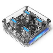 Orico Usb 3.0 4 Port Çoklayıcı Çoğaltıcı Hub Şeffaf Vl817 Chipli (552902327) - 1