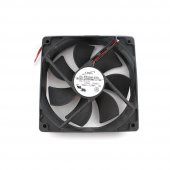 12 Cm Kasa Fanı Siyah Sessiz 12Cm Fan thumbnail 3