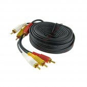 3 Rca Kablo 3 Rca To 3 Rca Görüntü Ses Kablosu 5M - 1
