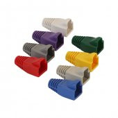 Rj45 Kılıf Cat5 Renkli Koruyucu Network Boot 100 Adet Papuç - 5
