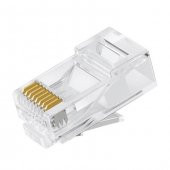Rj45 Cat6 Altın Uçlu Jack Konnektör 50 Adet - 2