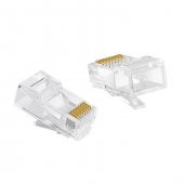 Rj45 Cat6 Altın Uçlu Jack Konnektör 50 Adet - 3