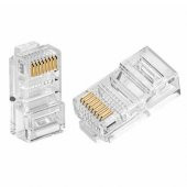 Rj45 Cat6 Altın Uçlu Jack Konnektör 50 Adet - 4